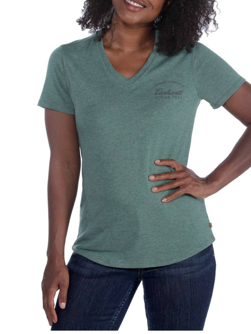 Carhartt Women’s Lockhart Graphic V-Neck Short Sleeve Shirt Ltd Ed. Size: Small